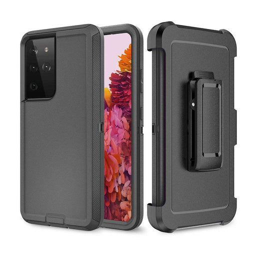 Samsung Galaxy S21 Ultra Robot Armor Case | Shockproof Belt Clip Holster Shopify JPC MOBILE ACCESSORIES