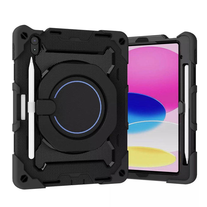 Armor Shockproof Handle Ring Rotation Case Cover for iPad Pro 12.9 (2018) / (2020) / (2022)