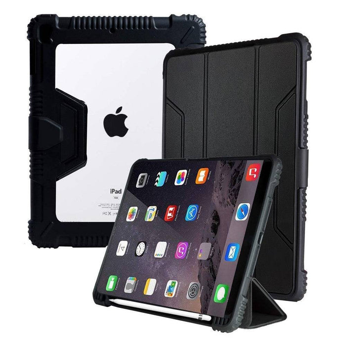 Armor Shockproof Smart Flip Case Cover for iPad Air (2020) / (2022) / Air 11 (2024) / Pro 11 (2018) / (2020) / (2021) / (2022)