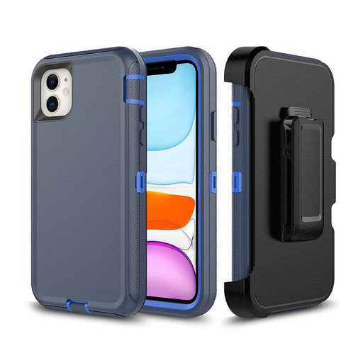 Shockproof Robot Armor Hard Plastic Case with Belt Clip for iPhone 11 (6.1'') - JPC MOBILE ACCESSORIES