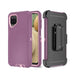 Shockproof Robot Armor Hard Plastic Case with Belt Clip for Samsung Galaxy A12 A125F - JPC MOBILE ACCESSORIES