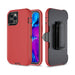 Shockproof Robot Armor Hard Plastic Case with Belt Clip for iPhone 12 / 12 Pro (6.1'') - JPC MOBILE ACCESSORIES