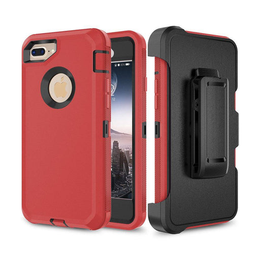 Shockproof Robot Armor Hard Plastic Case with Belt Clip for iPhone 6 Plus / 6s Plus / 7 Plus / 8 Plus - JPC MOBILE ACCESSORIES