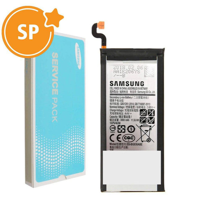Samsung Galaxy S7 Replacement Battery 3000mAh G930F BG930ABE (Service Pack)