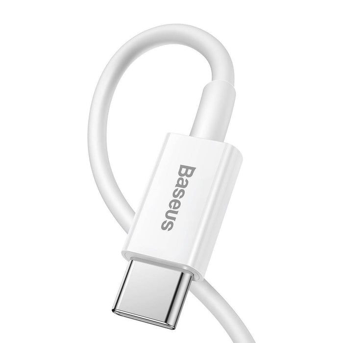 2️⃣ Baseus Type-C to Lightning Cable with Reinforced Joint & Braided Design – 20W