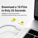 6️⃣ Compact & Portable Baseus 20W Fast Charging Cable for iPhone & iPad – 0.25M
