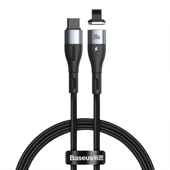 Baseus Zinc Magnetic Safe Fast Charging Data Cable Type-C to IP PD 20W 1M - JPC MOBILE ACCESSORIES