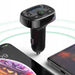 Baseus T Typed S-09A Bluetooth MP3 Car Charger (Standard edition)-Black - JPC MOBILE ACCESSORIES