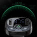 Baseus T Typed S-09A Bluetooth MP3 Car Charger (Standard edition)-Black - JPC MOBILE ACCESSORIES