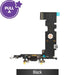 Charging Port Flex Cable for iPhone 8 Plus (PULL-A) - Black | High-Quality Replacement.