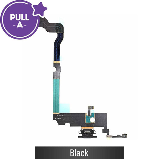 Charging Port for iPhone XS Max (PULL-A)-Black - JPC MOBILE ACCESSORIES