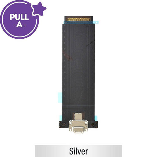 Charging Port with Flex Cable for iPad Pro 12.9 (2017) (Wi-Fi) (PULL-A)-Silver - JPC MOBILE ACCESSORIES