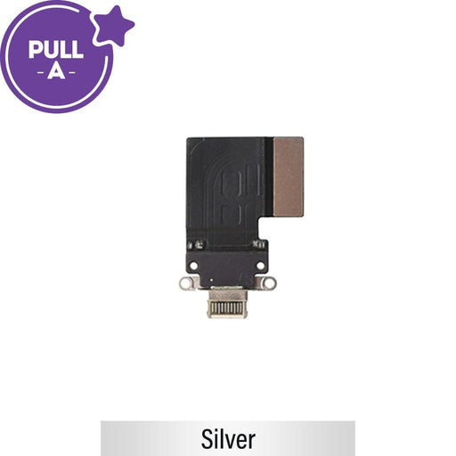 1️⃣ Charging Port with Flex Cable for iPad Pro 12.9 / 11 – Silver (USB-C Replacement)