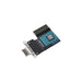 2️⃣ Close-up view of iPad Pro USB-C Charging Port with Flex Cable (Silver)