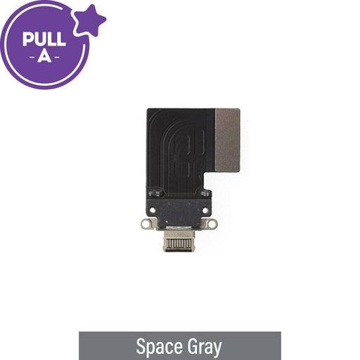 1️⃣ Charging Port with Flex Cable for iPad Pro 12.9 / 11 – Space Gray (USB-C Replacement)