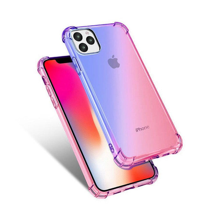 Clear Rainbow Airbag Bumper Shockproof Case Cover for iPhone 11 Pro Max (6.5'') - JPC MOBILE ACCESSORIES