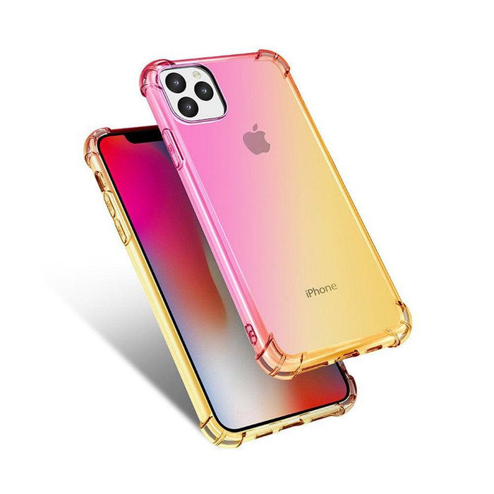 Clear Rainbow Airbag Bumper Shockproof Case Cover for iPhone 11 Pro Max (6.5'') - JPC MOBILE ACCESSORIES