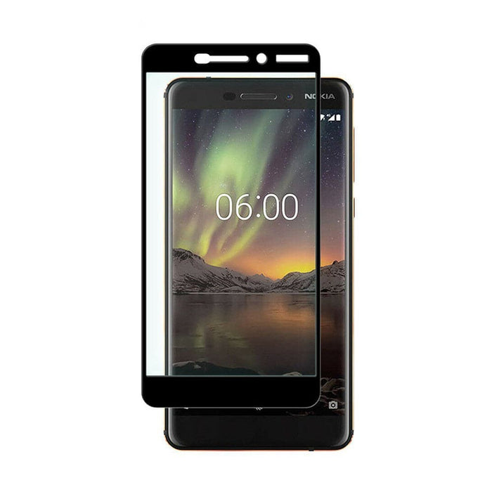 3D Full Coverage Tempered Glass Screen Protector for Nokia 6.1 - JPC MOBILE ACCESSORIES