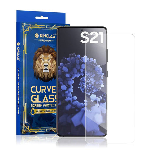 3D Curved UV Tempered Glass Screen Protector For Samsung Galaxy S21 (2 PCS UV Liquid Adhesive) - JPC MOBILE ACCESSORIES