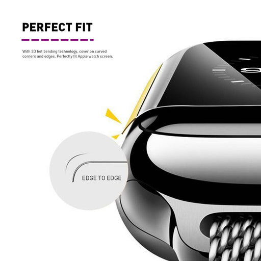 3D Full Cover Tempered Glass Screen Protector for iWatch 41MM - JPC MOBILE ACCESSORIES