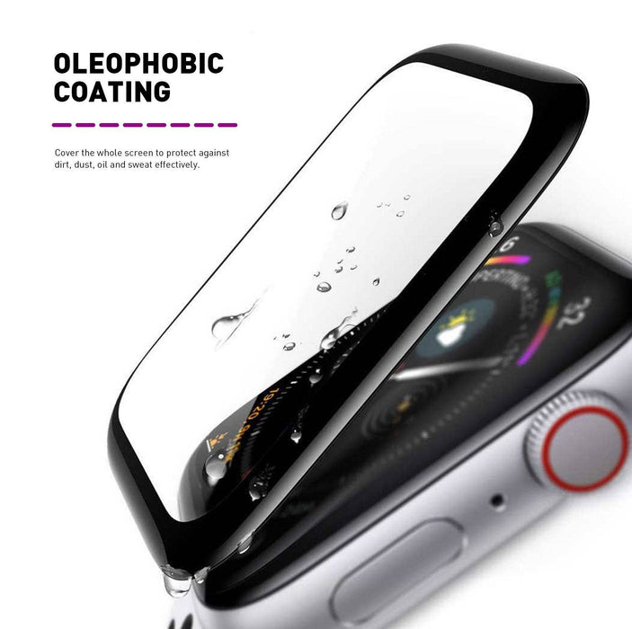 3D Full Cover Tempered Glass Screen Protector for iWatch 41MM - JPC MOBILE ACCESSORIES