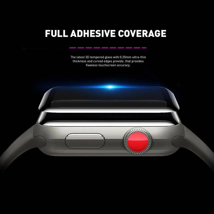 3D Full Cover Tempered Glass Screen Protector for iWatch 41MM - JPC MOBILE ACCESSORIES