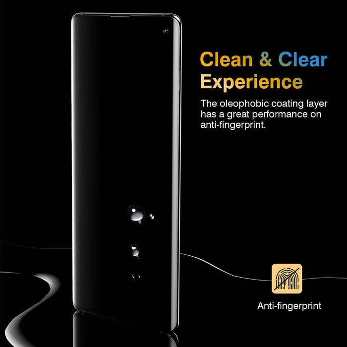 3D Full coverage Tempered Glass Screen Protector FINGERPRINT UNLOCK for Samsung Galaxy S10 - JPC MOBILE ACCESSORIES