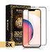 8 Packs Full Coverage Tempered Glass Screen Protector For iPhone 14 Pro Max - JPC MOBILE ACCESSORIES