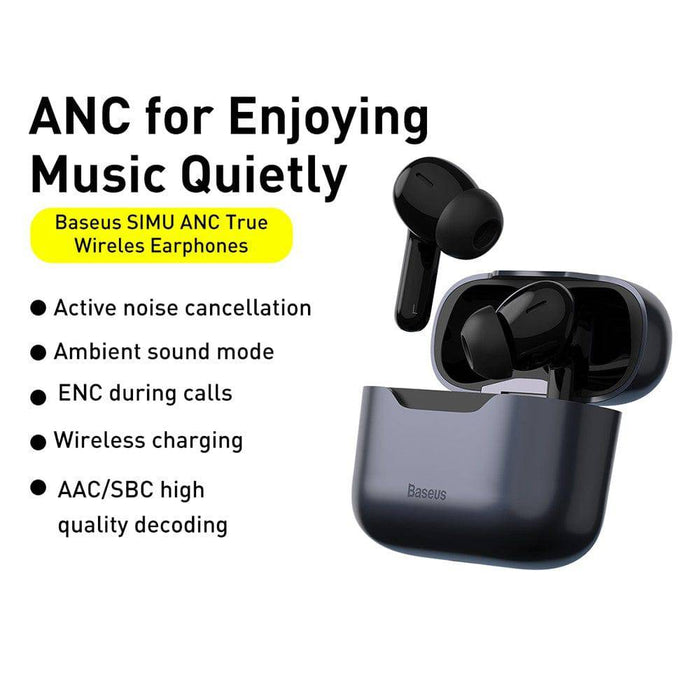 Baseus SIMU ANC True Wireless Earphones S1 Pro - JPC MOBILE ACCESSORIES