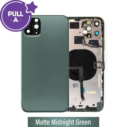 Rear Housing with Small Parts for iPhone 11 Pro Max-Matte Midnight Green - JPC MOBILE ACCESSORIES
