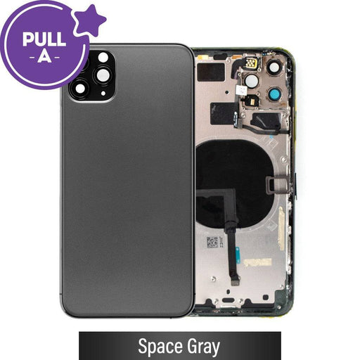 Rear Housing with Small Parts for iPhone 11 Pro Max-Space Gray - JPC MOBILE ACCESSORIES