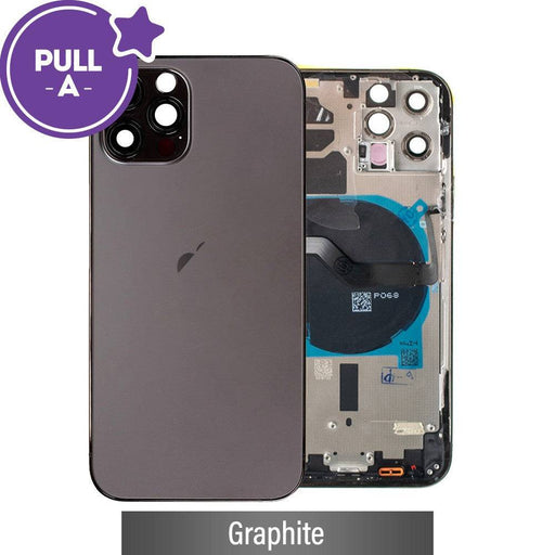 Rear Housing with Small Parts for iPhone 12 Pro (PULL-A)-Graphite - JPC MOBILE ACCESSORIES