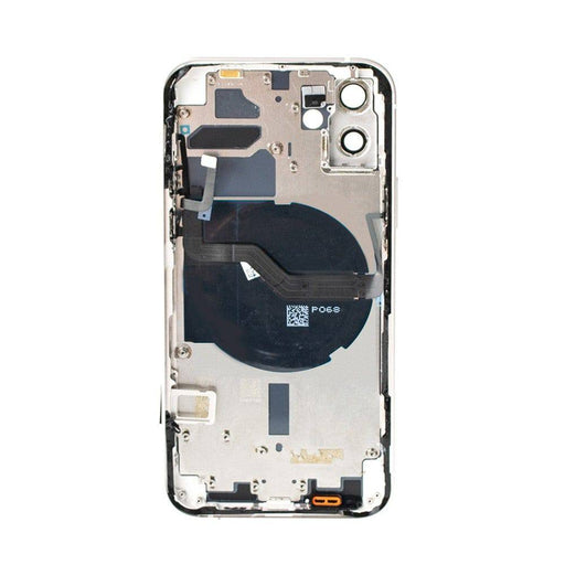 Rear Housing with Small Parts for iPhone 12 (PULL-A)-White - JPC MOBILE ACCESSORIES