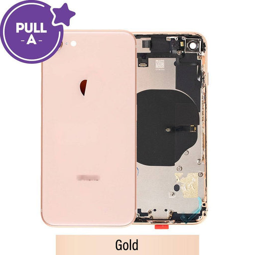 Rear Housing with Small Parts for iPhone 8 - Gold - JPC MOBILE ACCESSORIES