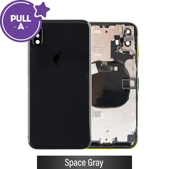 Rear Housing with Small Parts for iPhone X-Space Gray - JPC MOBILE ACCESSORIES
