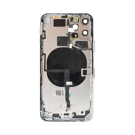 Rear Housing with Small Parts for iPhone 11 Pro - Matte Silver - JPC MOBILE ACCESSORIES