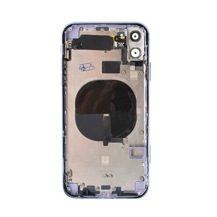 Rear Housing with Small Parts for iPhone 11 (PULL-A)-Purple - JPC MOBILE ACCESSORIES