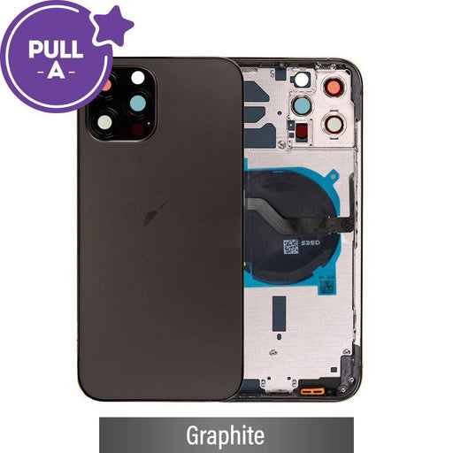 Rear Housing with Small Parts for iPhone 12 Pro Max - Graphite