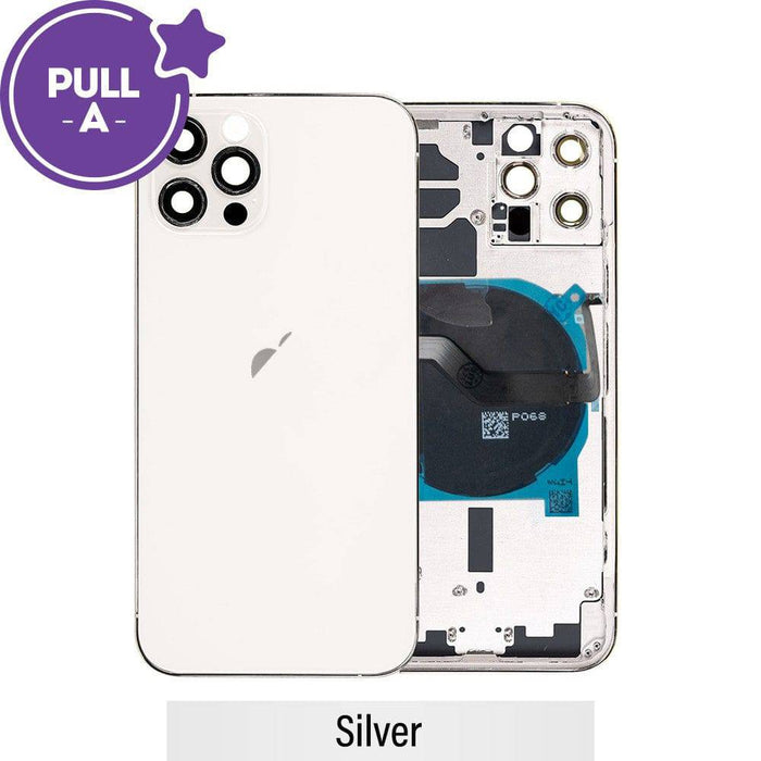 1️⃣ iPhone 12 Pro Rear Housing Replacement – Silver | Premium Back Cover