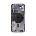 SIM Card Tray and Camera Lens on iPhone 12 Purple Back Housing.