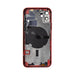 Pre-installed Power and Volume Buttons on iPhone 12 Red Back Housing.