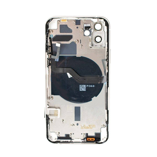 Wireless Charging Flex in iPhone 12 White Rear Housing Assembly.