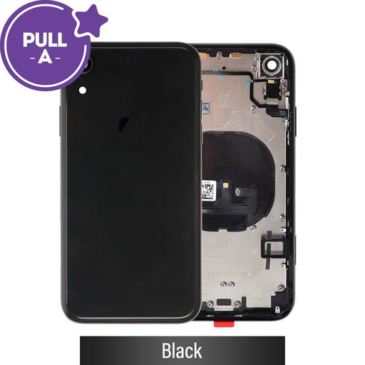 Rear Housing with Small Parts for iPhone XR - Black - JPC MOBILE ACCESSORIES