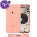 Rear Housing with Small Parts for iPhone XR - Coral - JPC MOBILE ACCESSORIES