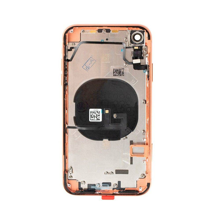 Rear Housing with Small Parts for iPhone XR - Coral - JPC MOBILE ACCESSORIES