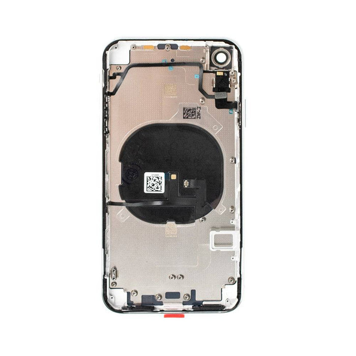 Rear Housing with Small Parts for iPhone XR - White - JPC MOBILE ACCESSORIES