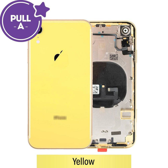 Rear Housing with Small Parts for iPhone XR - Yellow - JPC MOBILE ACCESSORIES