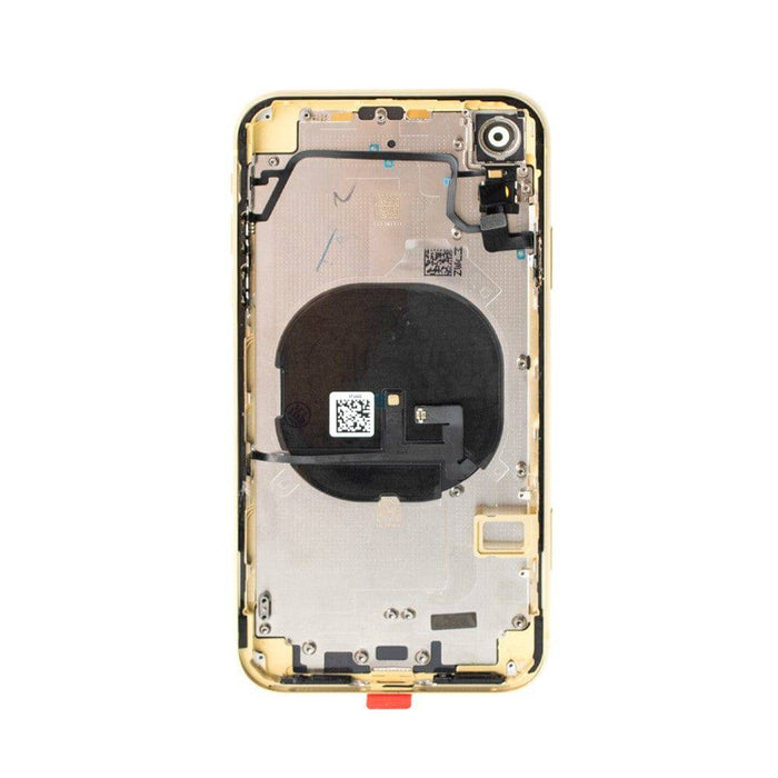 Rear Housing with Small Parts for iPhone XR - Yellow - JPC MOBILE ACCESSORIES