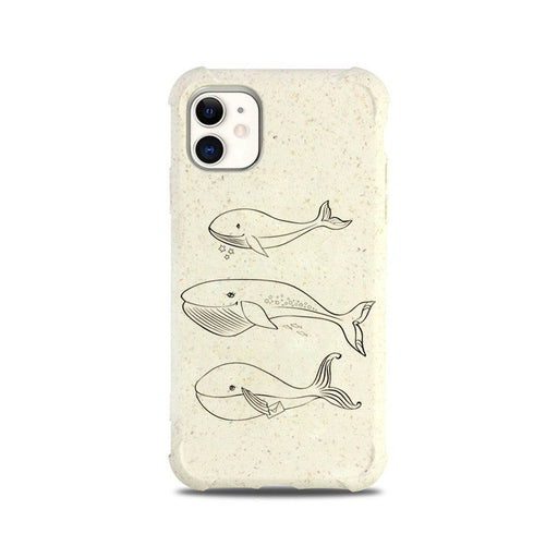 Eco - friendly Biodegradable Shockproof Case Cover With Pattern for iPhone 12 Pro Max (6.7'') - JPC MOBILE ACCESSORIES