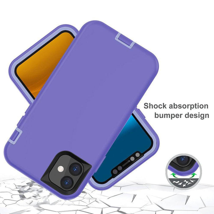 3 in 1 Shockproof Silicone Armor Case Cover for iPhone 11 Pro Max - JPC MOBILE ACCESSORIES